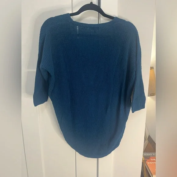 Express blue sweater size S - Picture 3 of 4